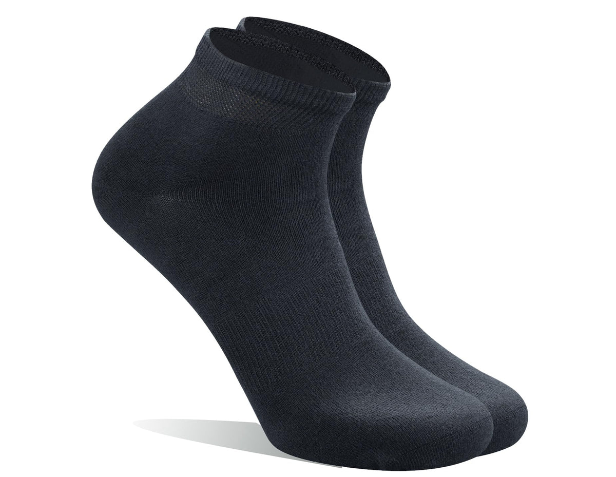 Men's 5-Pack Diabetic Low Cut Socks with Arch Support B792324