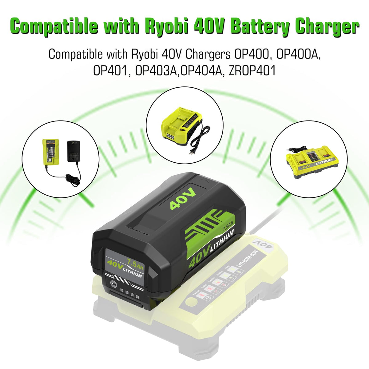 40V Battery Replacement H6334