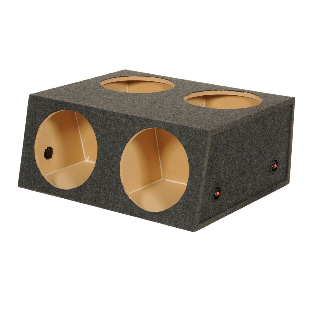 12 Inch 4 Hole Sealed Divided Speaker Box Subwoofer Enclosure Q9449
