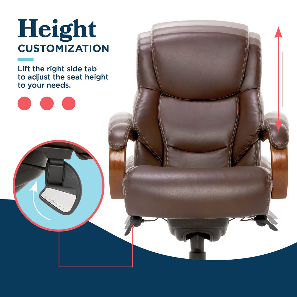 Big and Tall Leather Executive Office Chair G541
