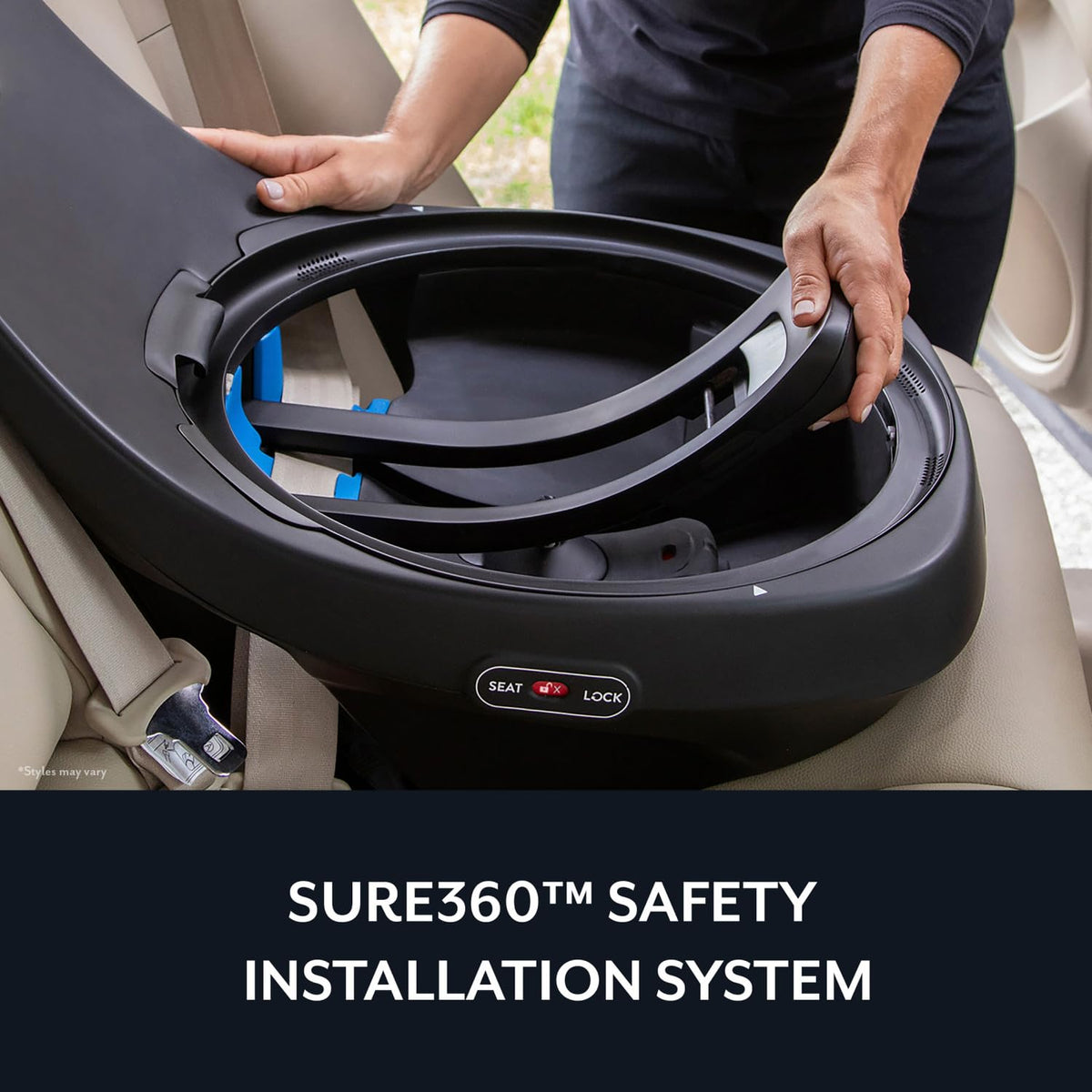 2-in-1 Rotating Car Seat H883