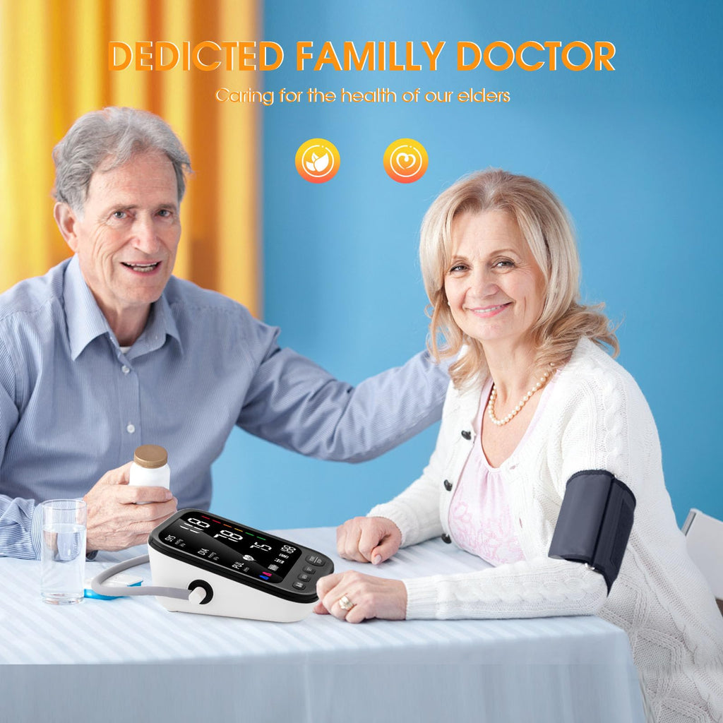 Automatic Upper Arm Blood Pressure Monitor with Adjustable Large Cuff P677982