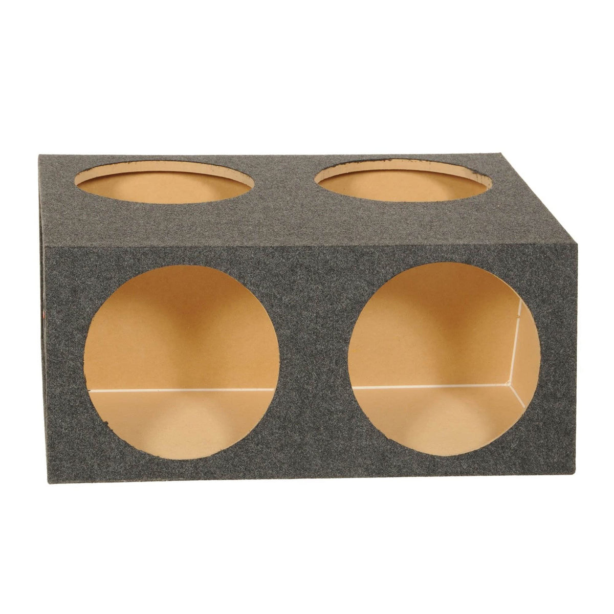 12 Inch 4 Hole Sealed Divided Speaker Box Subwoofer Enclosure Q9449