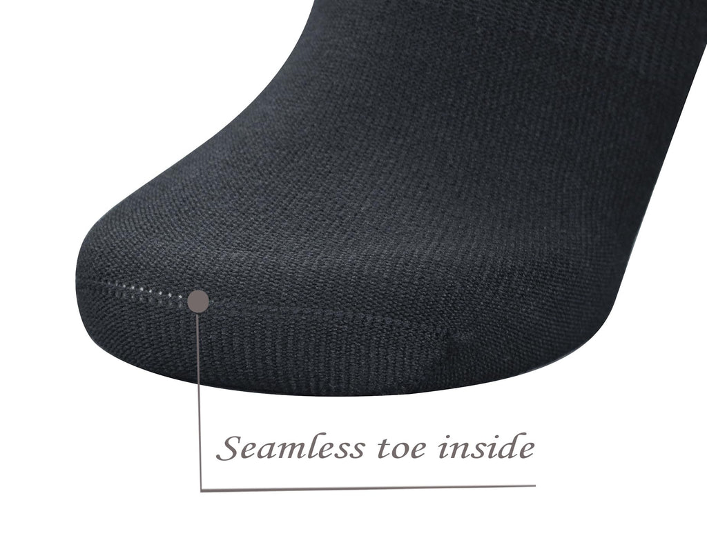 Men's 5-Pack Diabetic Low Cut Socks with Arch Support B792324
