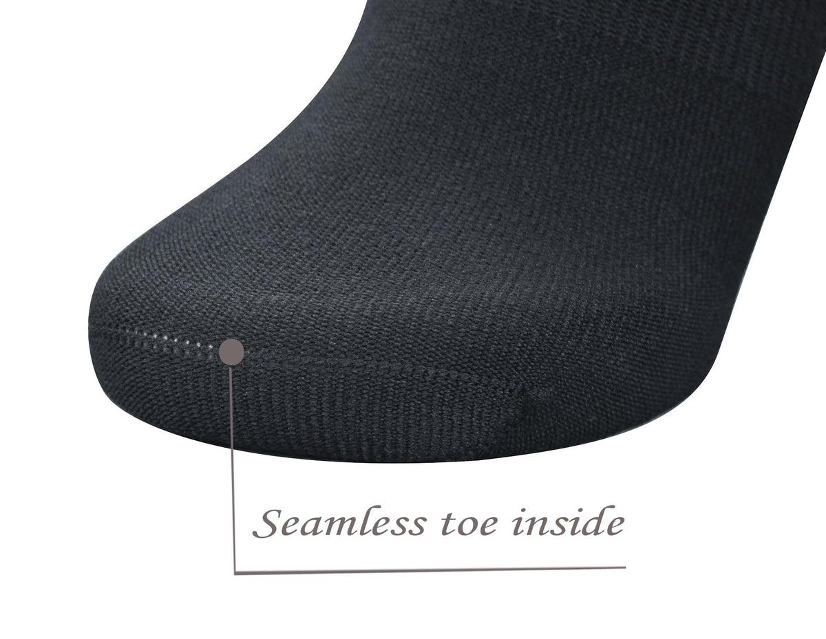 Men's 5-Pack Diabetic Low Cut Socks with Arch Support B792324