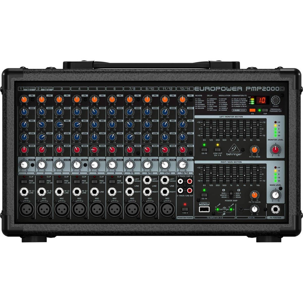 2000-Watt 14-Channel Powered Mixer O973