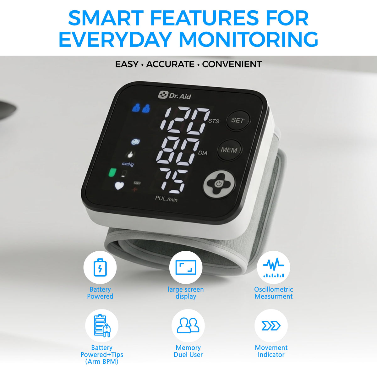 Wrist Blood Pressure Monitor W826708