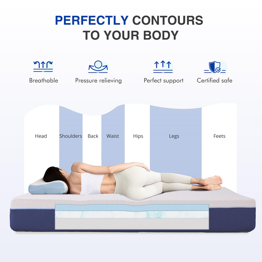 6 Inch Twin Size Gel Memory Foam Mattress C681679
