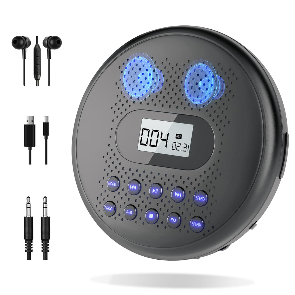 Portable CD Player with Dual Stereo Speakers G7649