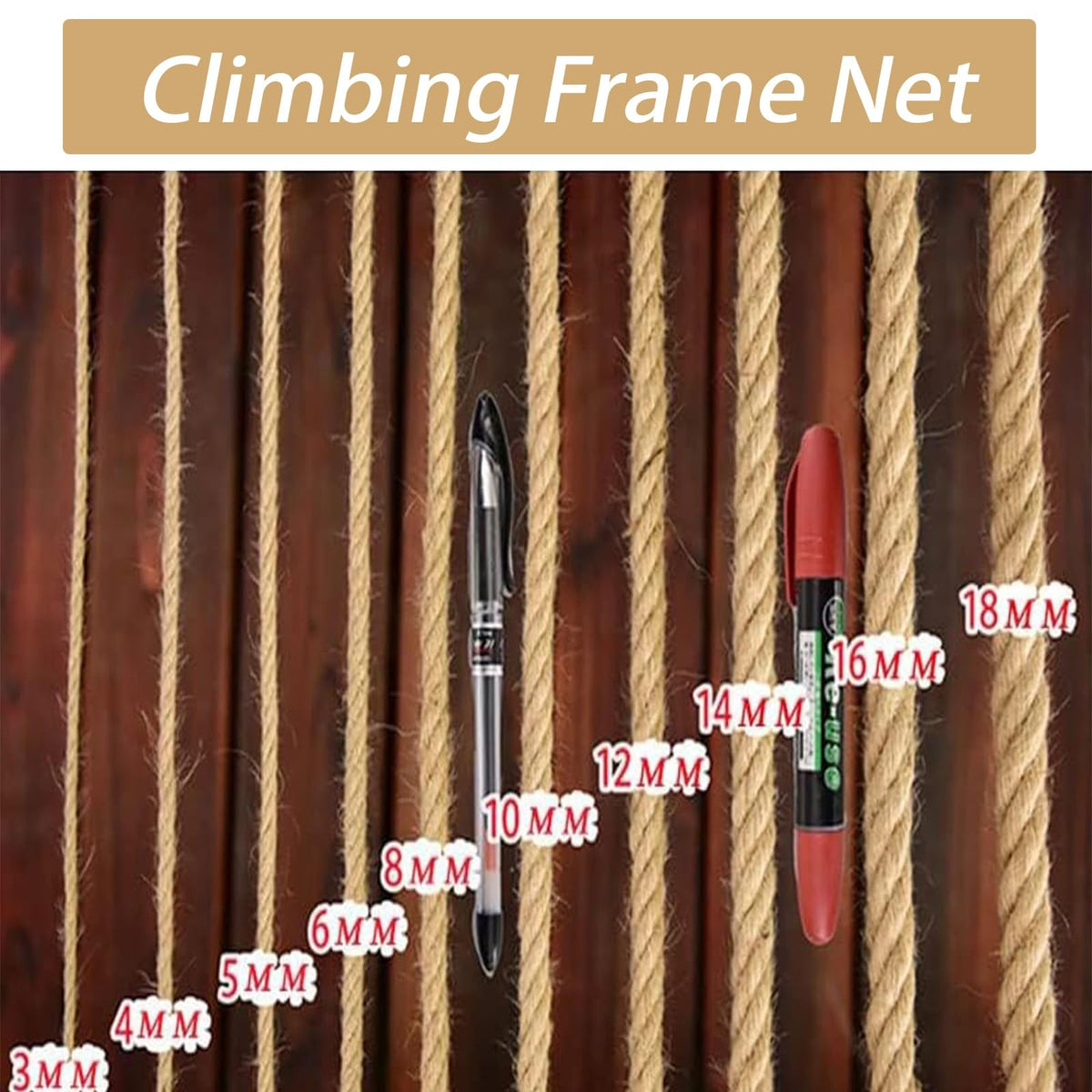 7x20ft Heavy-Duty Climbing Net U95699