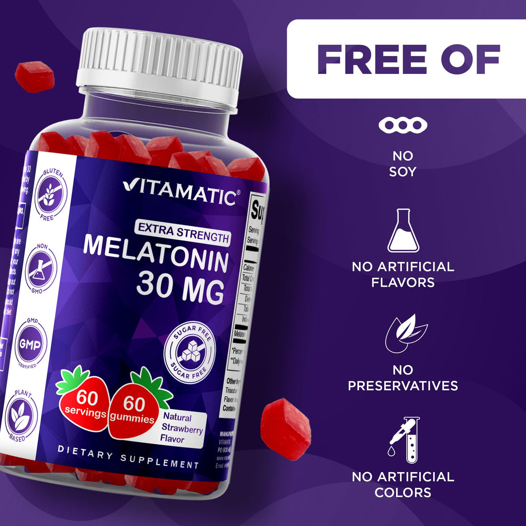 Melatonin 30 mg 60 Gummies N269