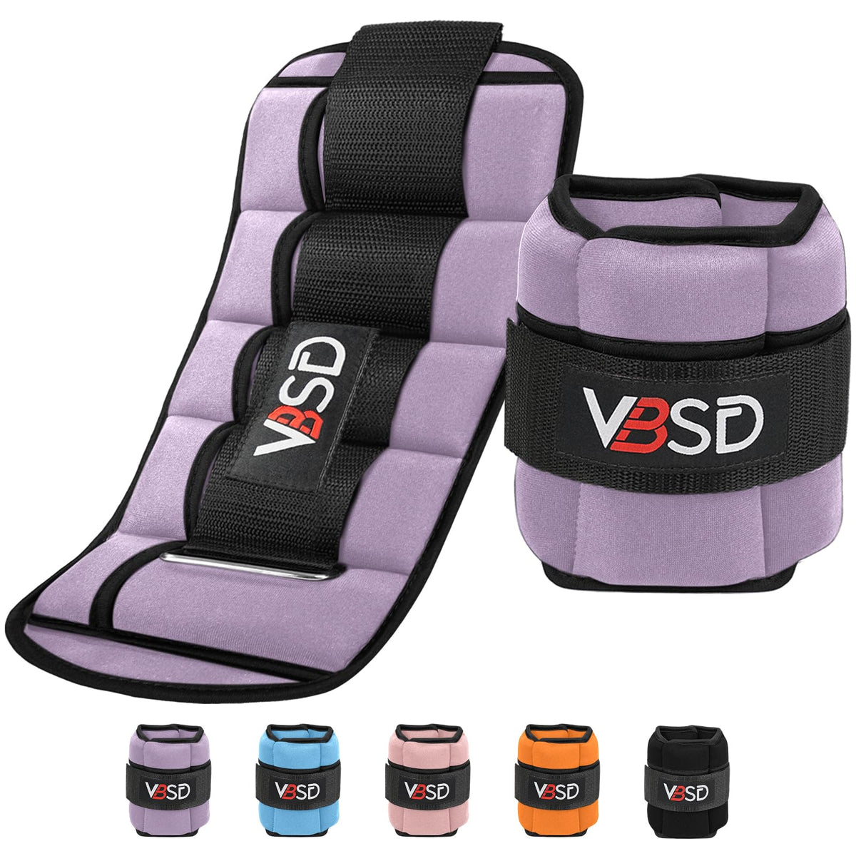 Adjustable Ankle Weights 10lb 1 Pair Lavender H90328