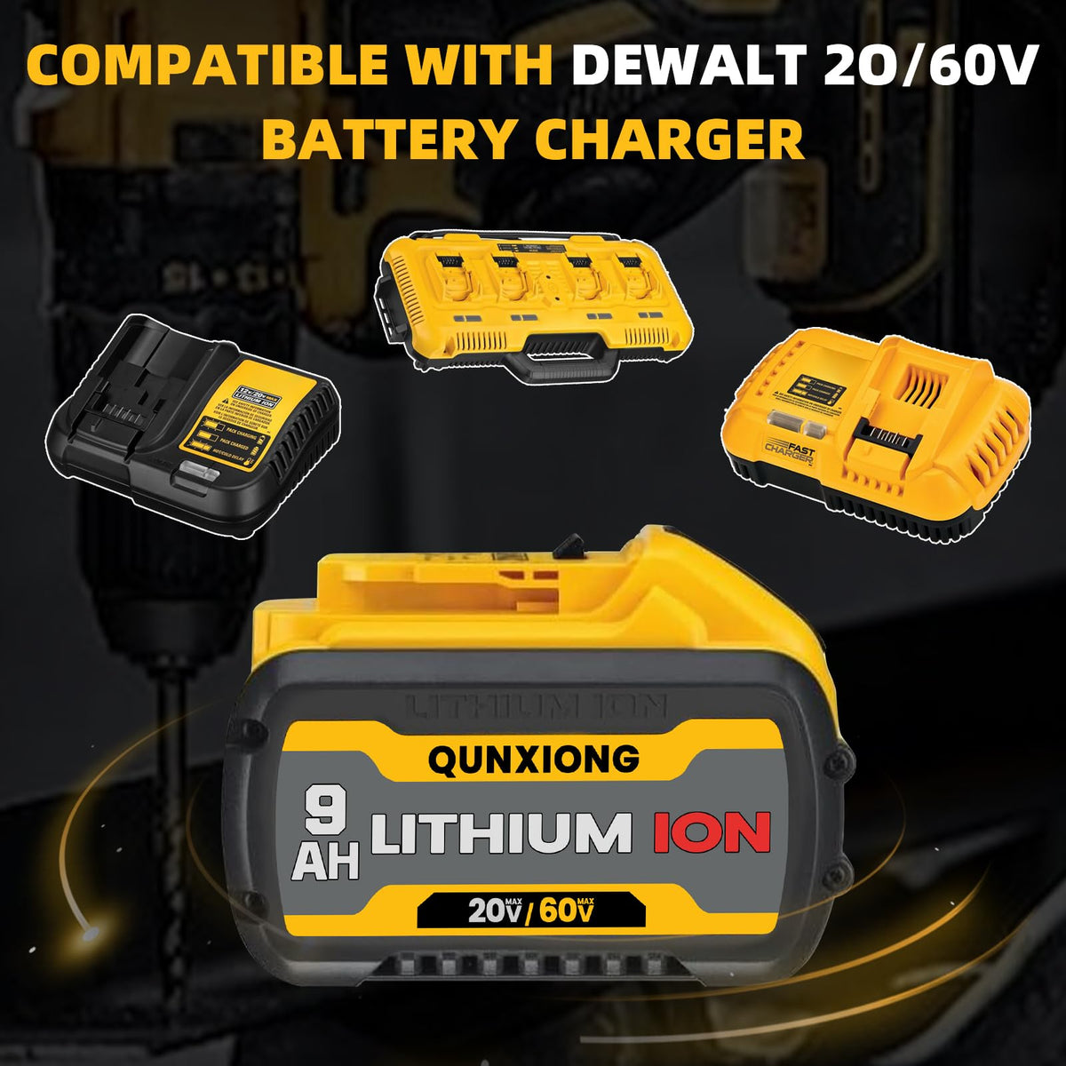 20v/60v Replacement Battery C553