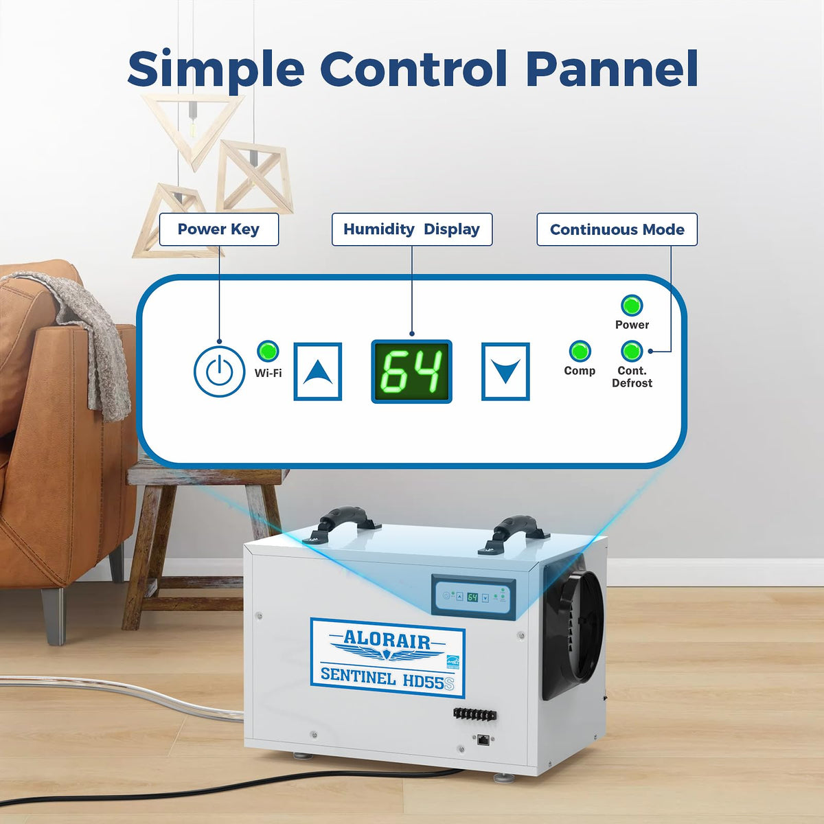 120 Pints Wi-Fi Dehumidifier P8147