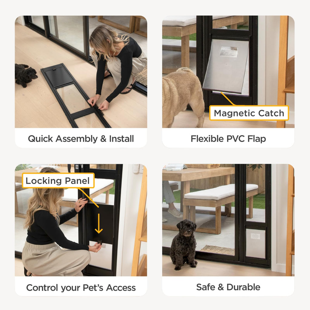 Dog Door for Sliding Glass Door V714