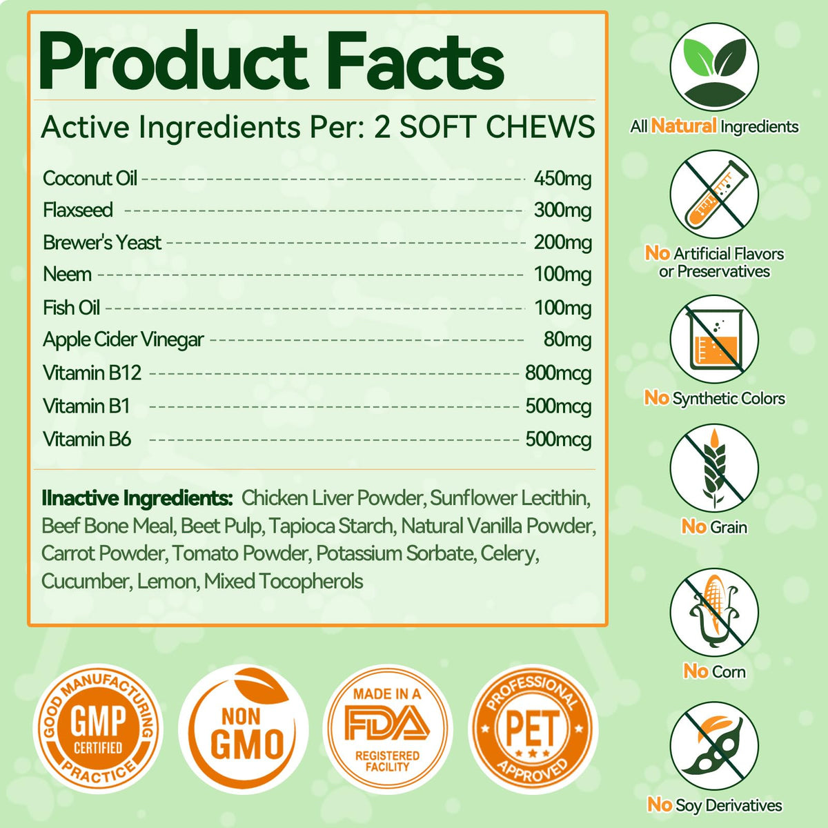 Flea and Tick Prevention for Dogs Chewables 200 Ct C129