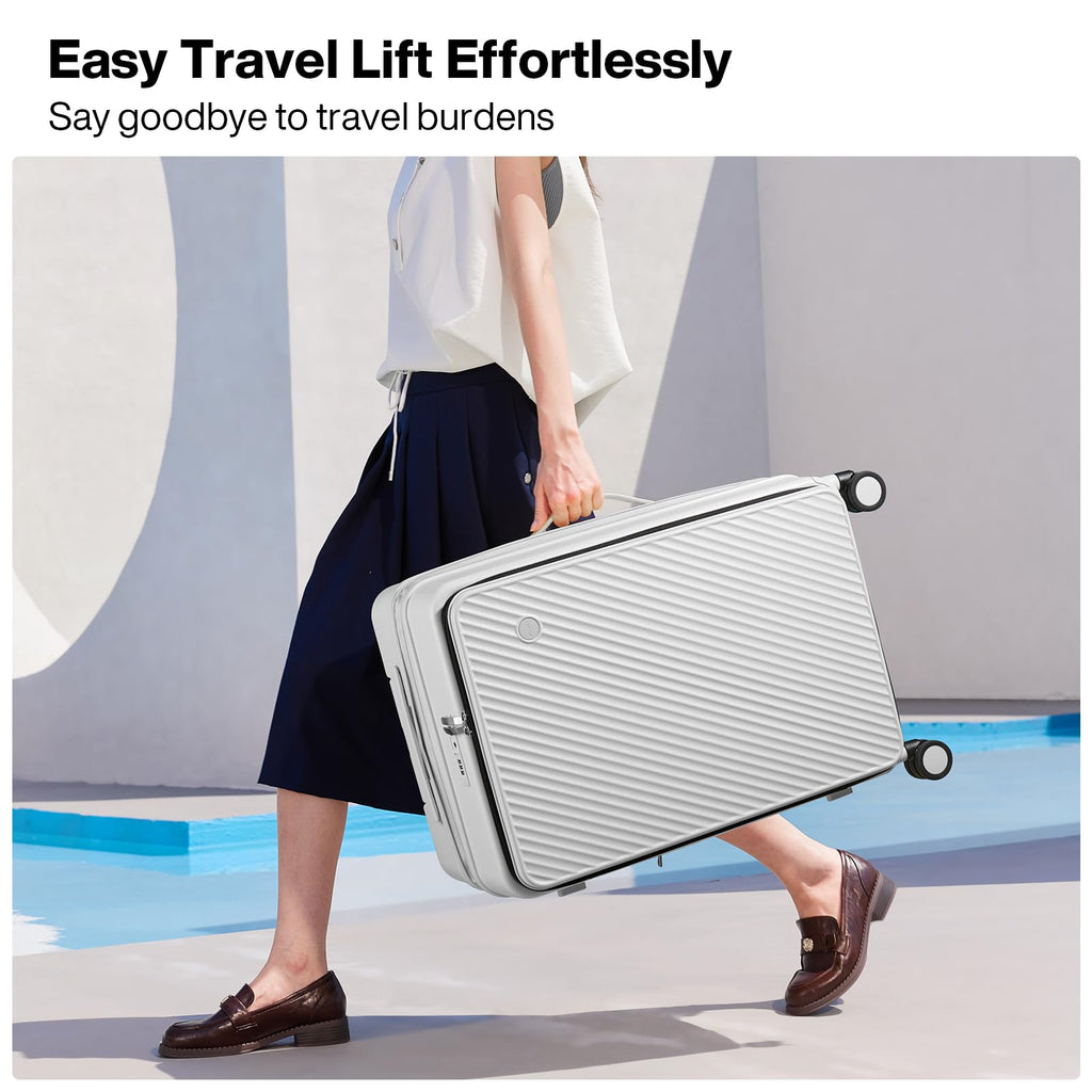 20 Inch Expandable PC Hard Shell Carry On Luggage with Spinner Wheels & TSA Lock Z980