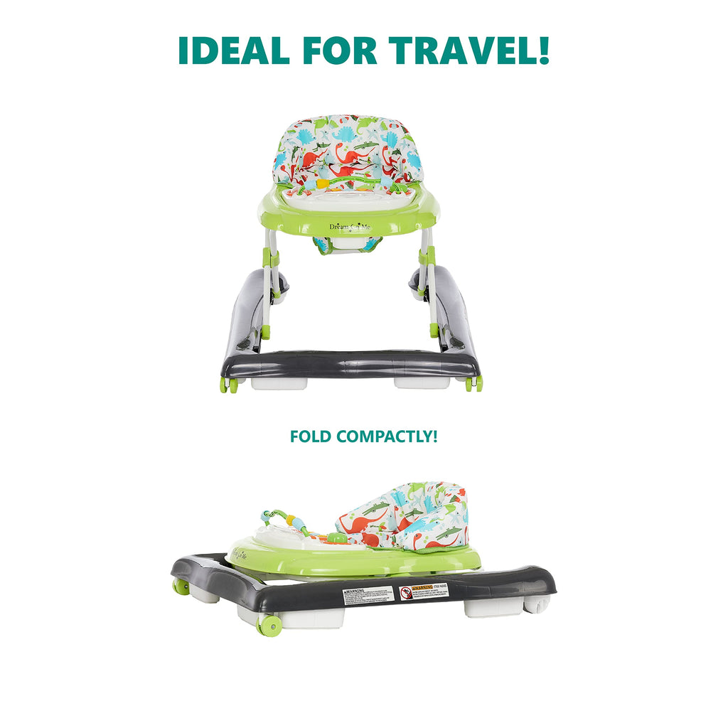 2-in-1 Convertible Baby Walker with Adjustable Seat R423695