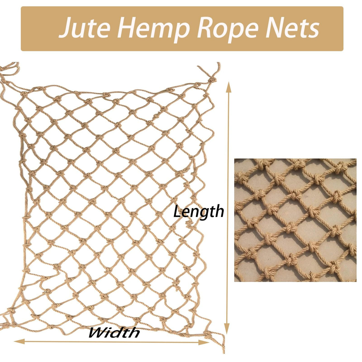 7x20ft Heavy-Duty Climbing Net U95699