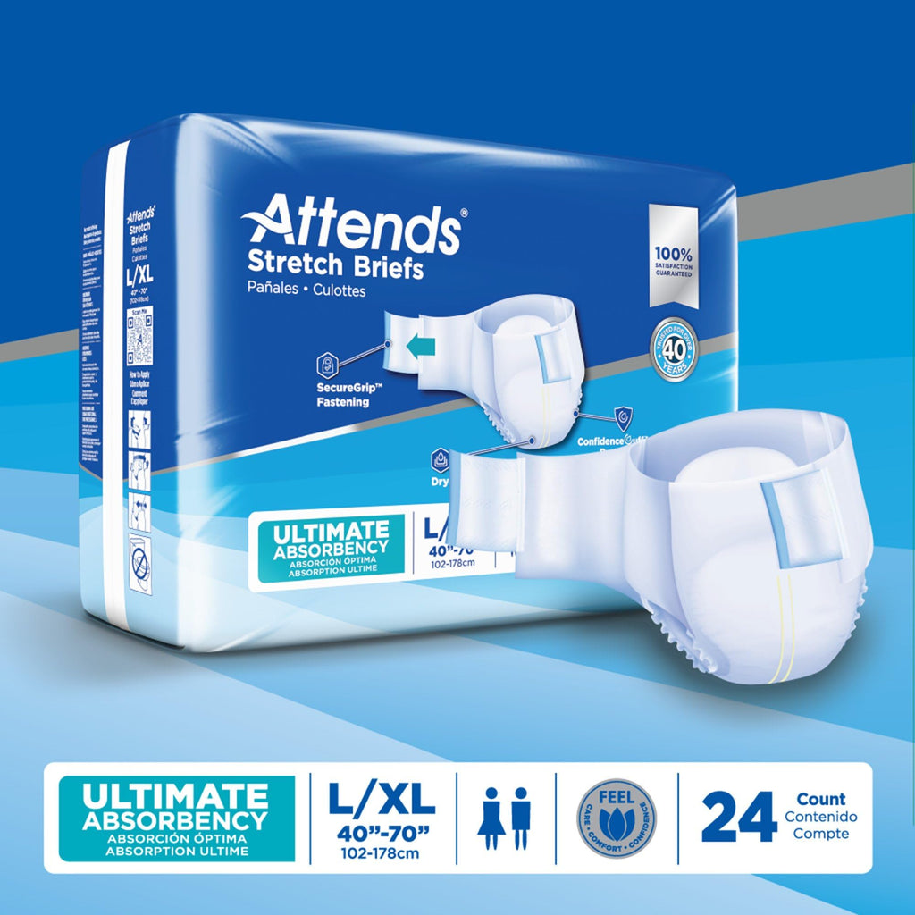 Large/X-Large Adult Incontinence Briefs 96 Ct W382