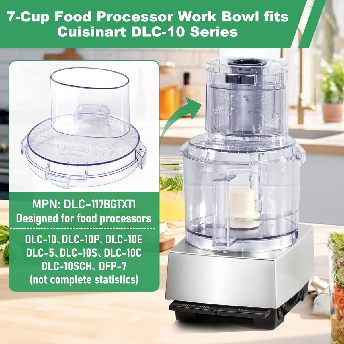 Work Bowl Cover Food Processor Replacement Parts B5917