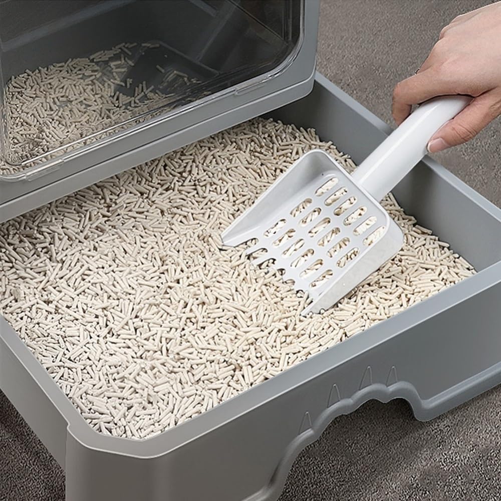 Foldable Enclosed Cat Litter Box with Lid H1190