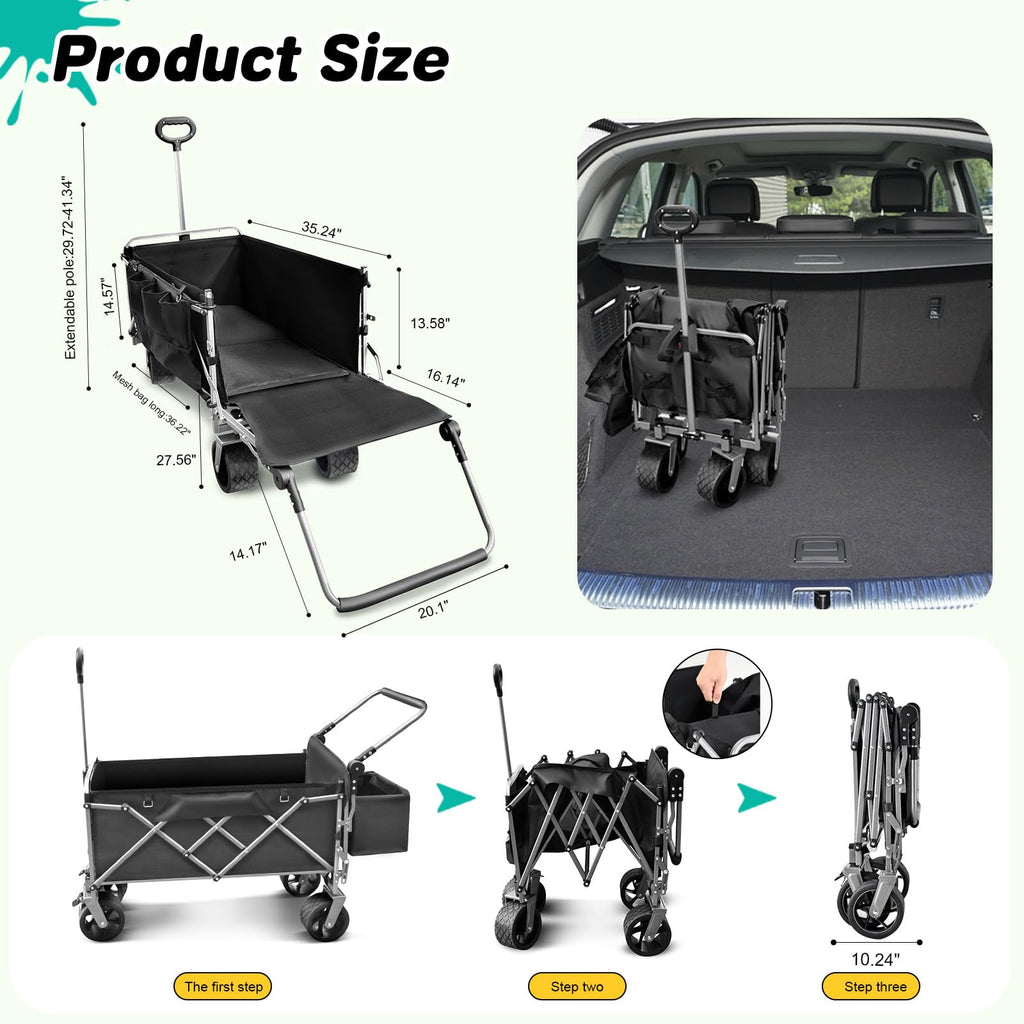 Large Dog Wagon Cart P5177