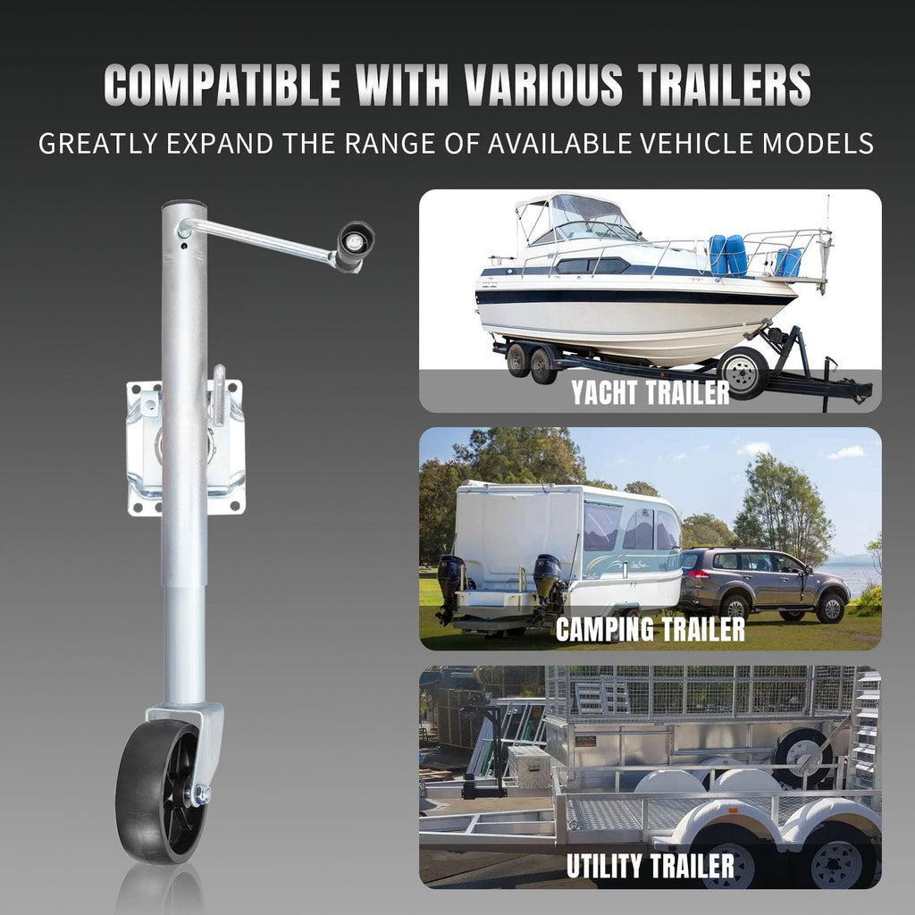 Boat Trailer Jack with Single Wheel, 1000 Lbs. Capacity F683857