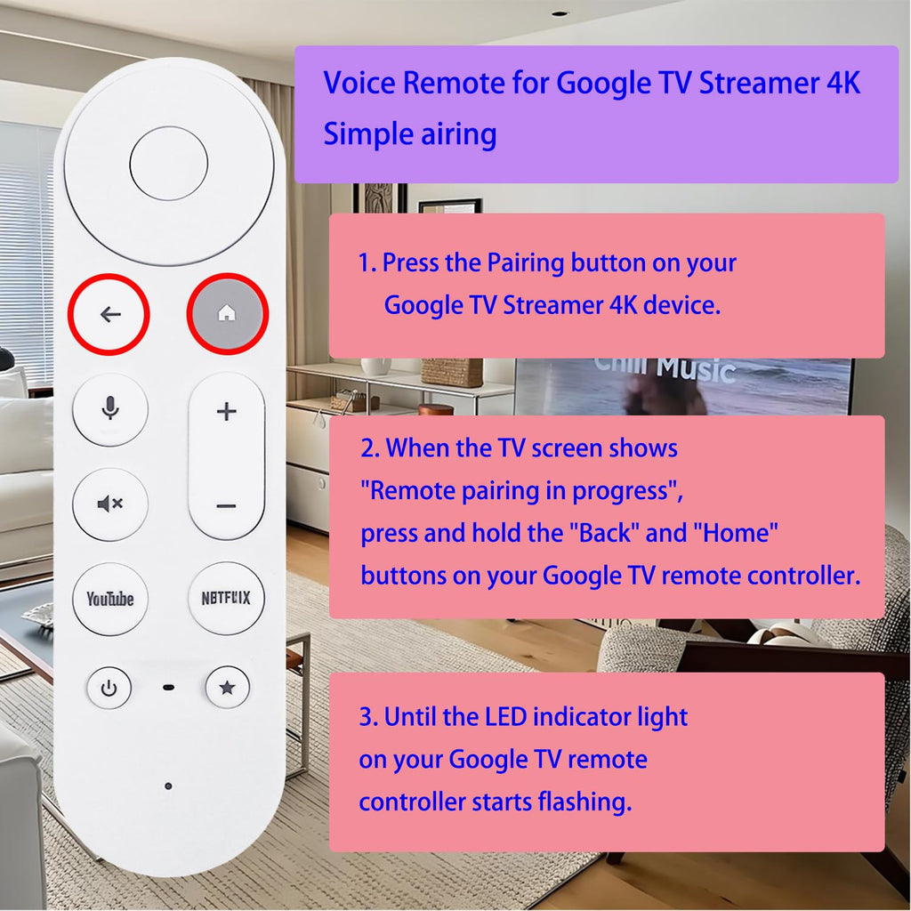 2 Pack Voice Search Remote Control Y361