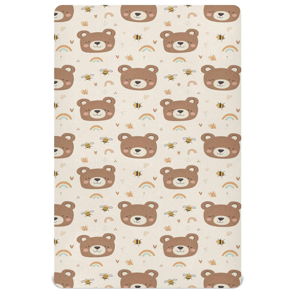 Soft Breathable Microfiber Fitted Crib Sheet Y400458