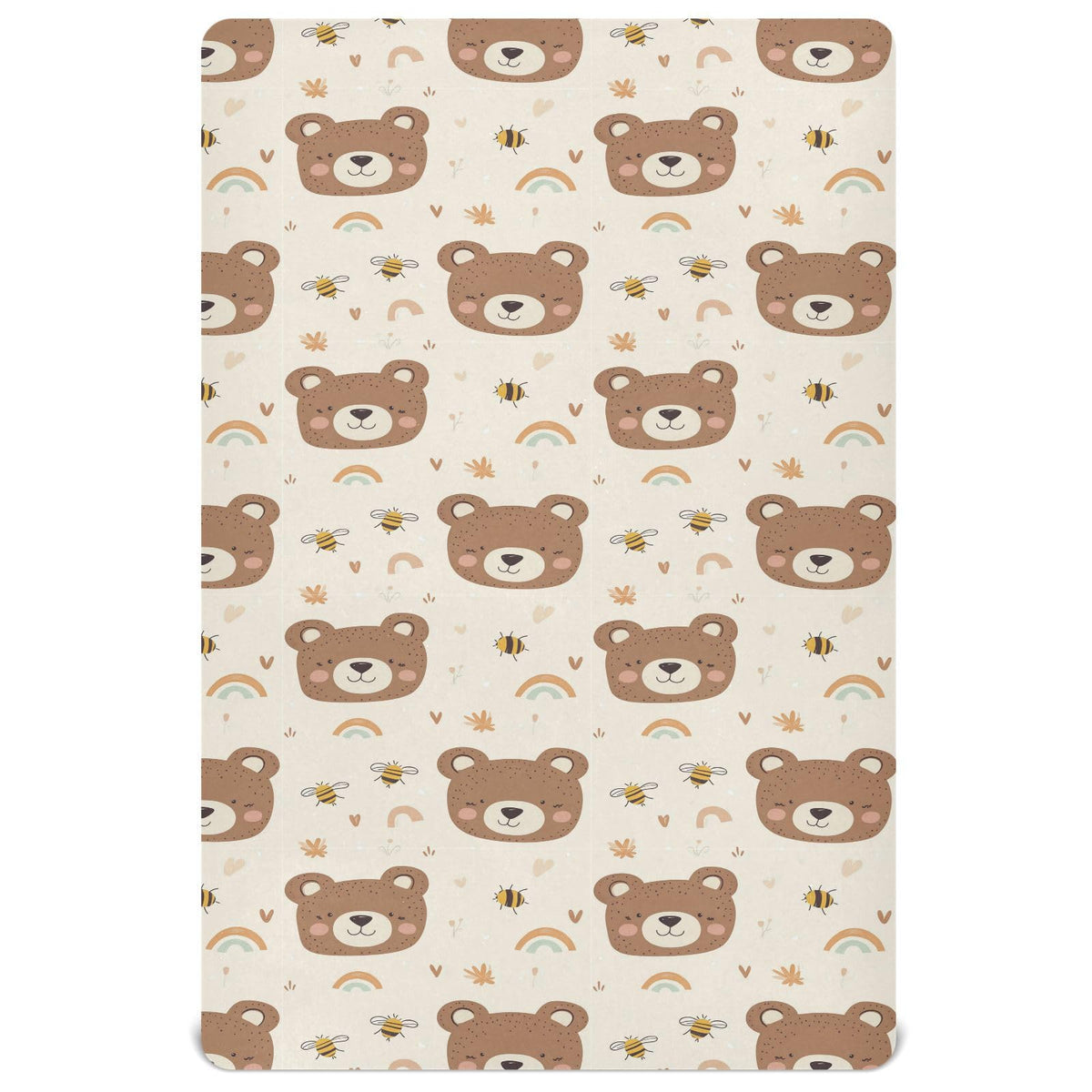 Soft Breathable Microfiber Fitted Crib Sheet Y400458