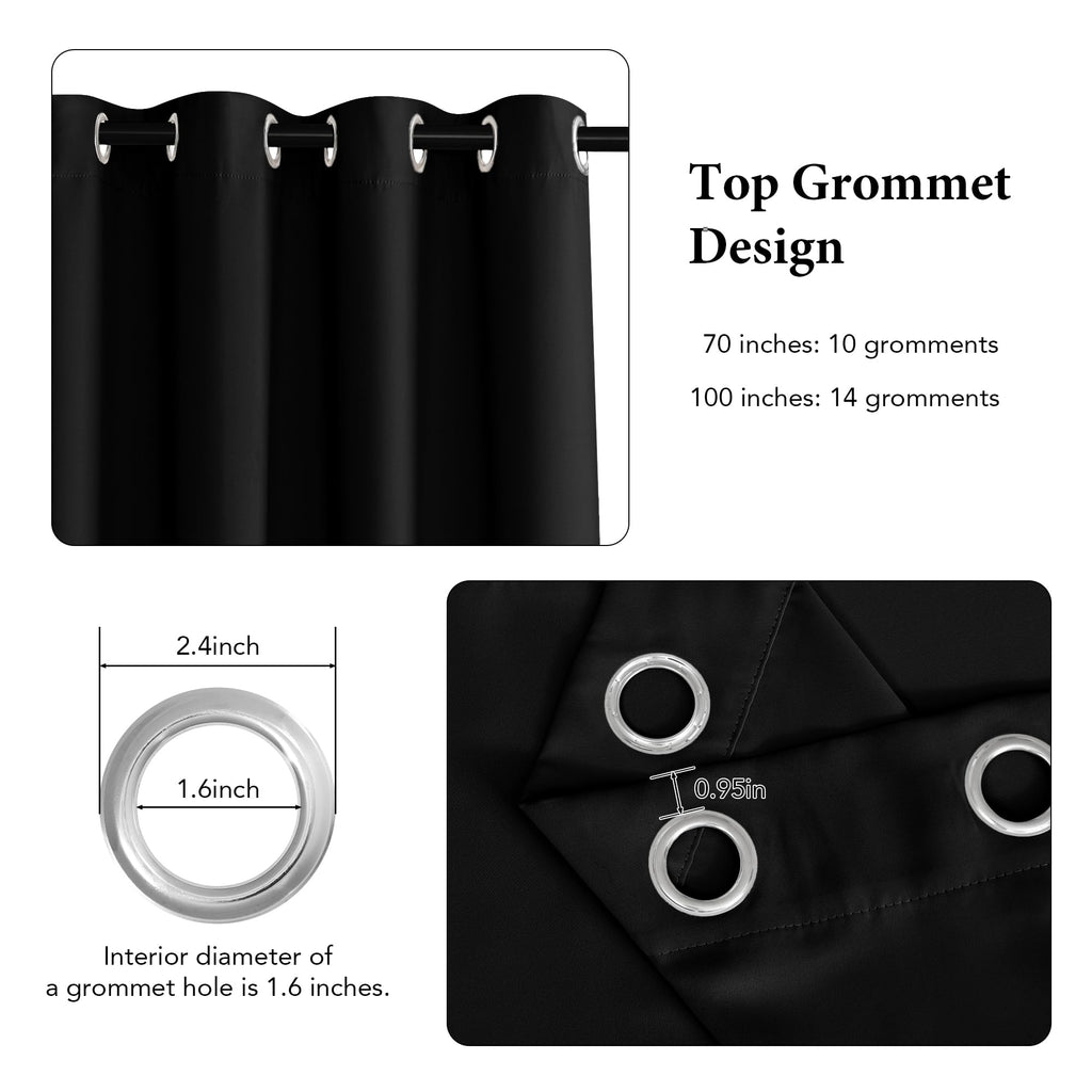 Extra Wide Blackout Curtains I9352