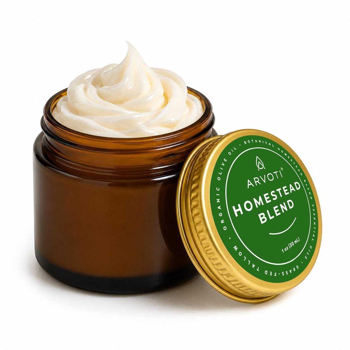 Tallow Balm for Dry Skin, Face & Body, 1 oz T8018