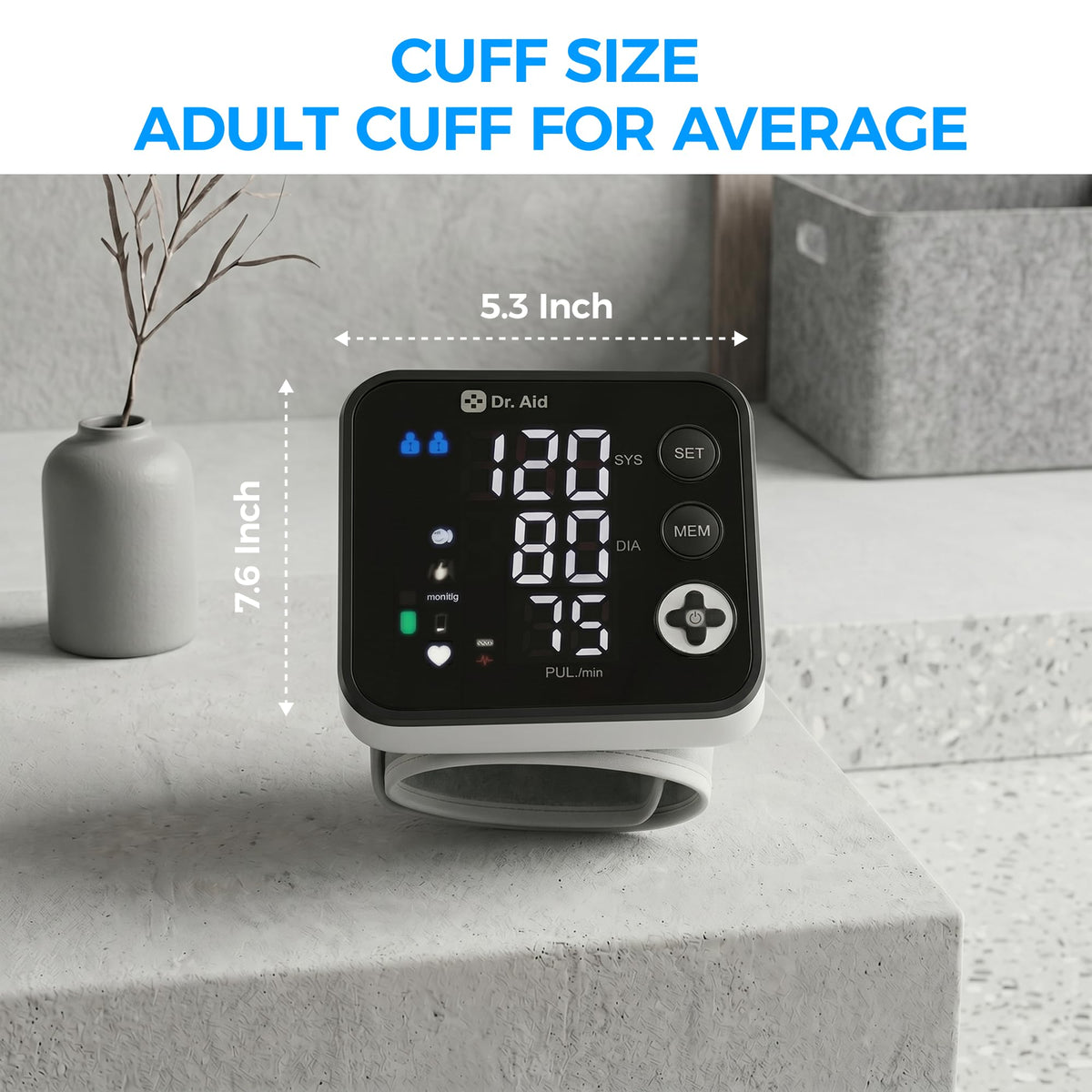 Wrist Blood Pressure Monitor W826708