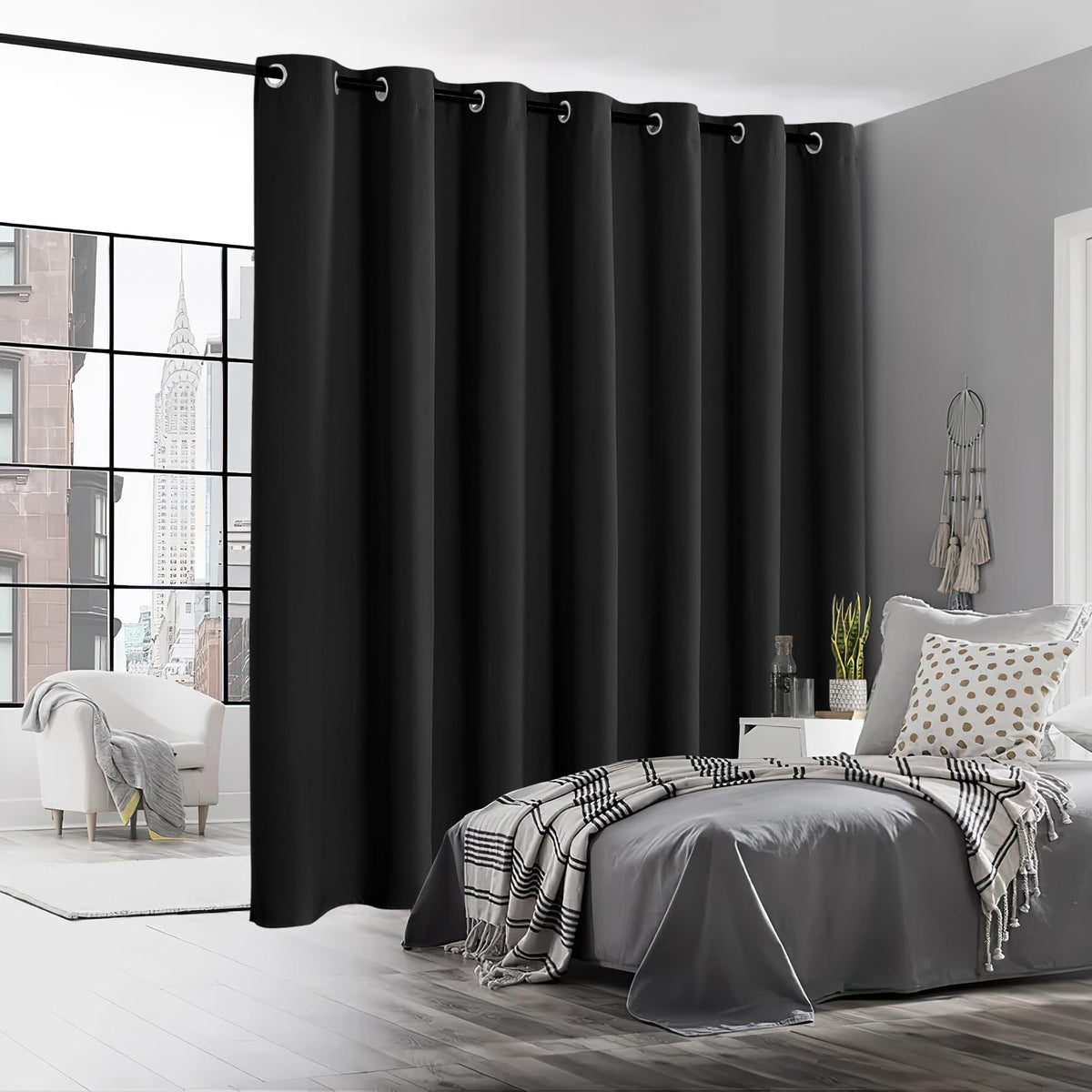 Extra Wide Blackout Curtains I9352