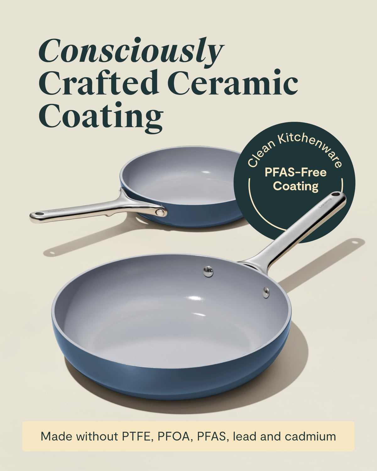 Fry Pan Set with Glass Lids H6466