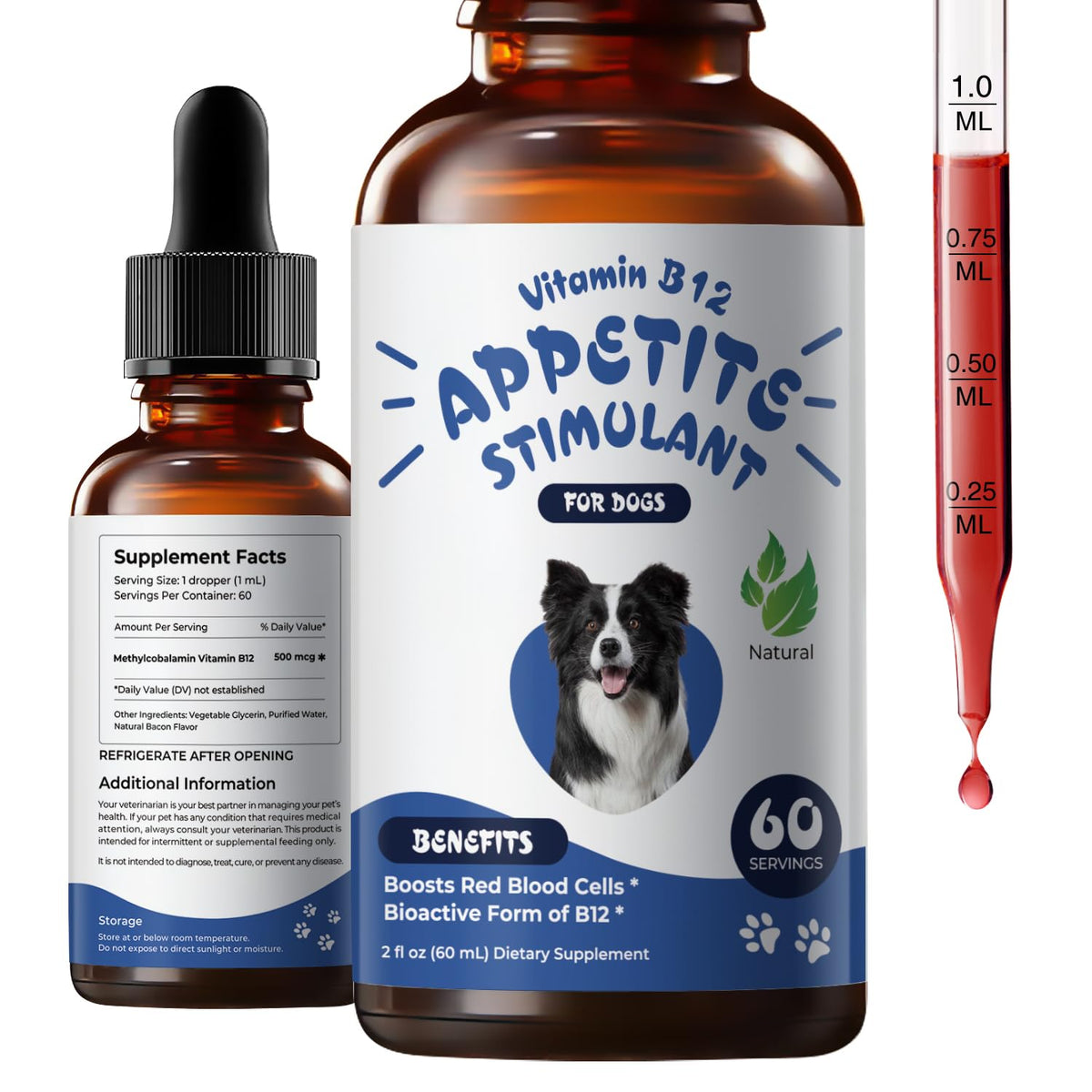Liquid Vitamin B12 & Methylcobalamin Drops E978133