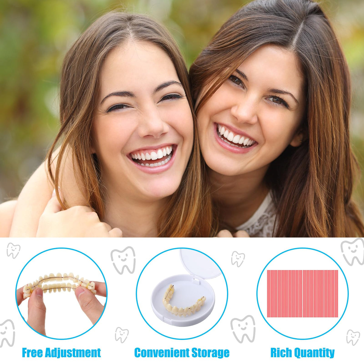 35 Pcs Dentures Repair Kit with Tools D671