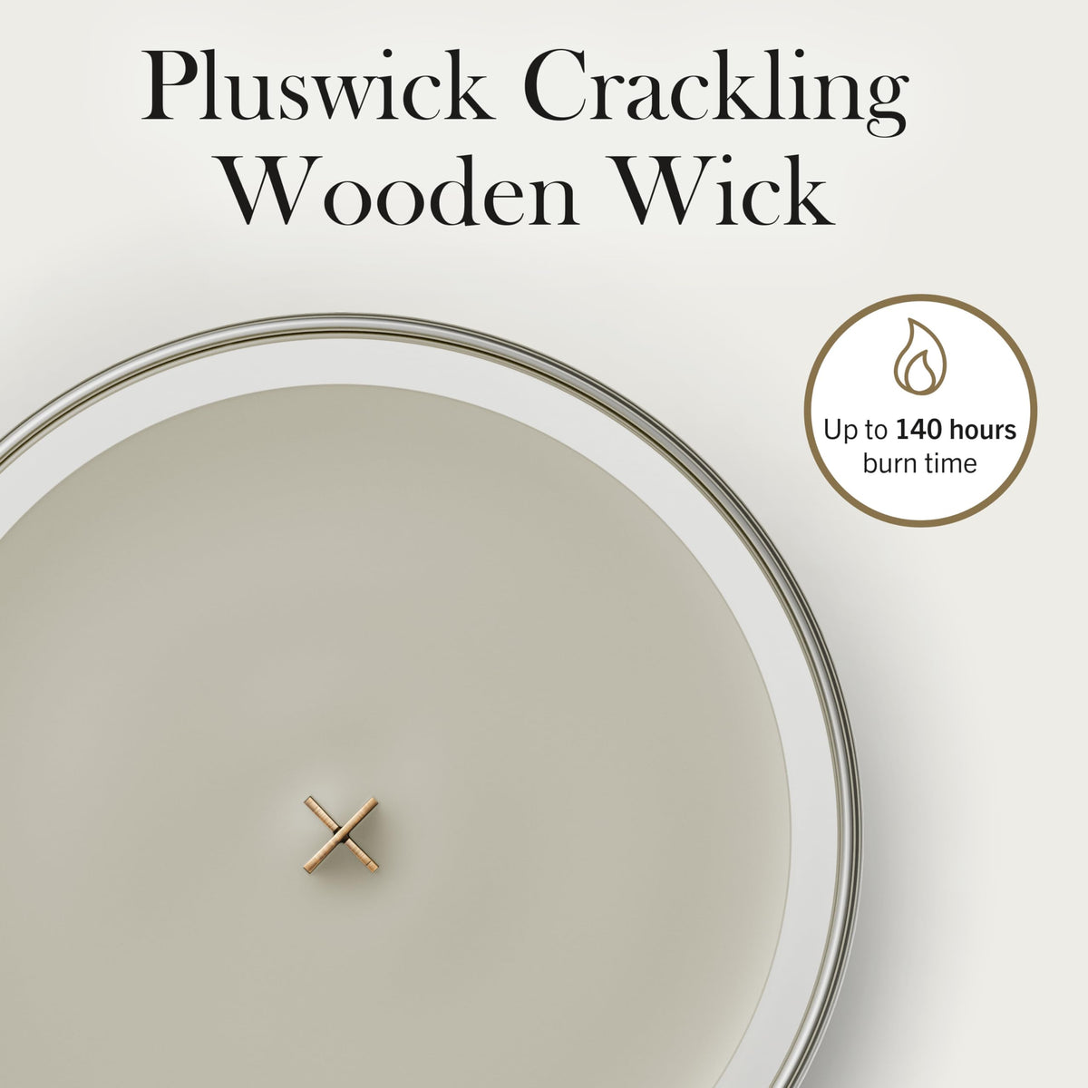 Large Scented Candle with Crackling Wick K805397