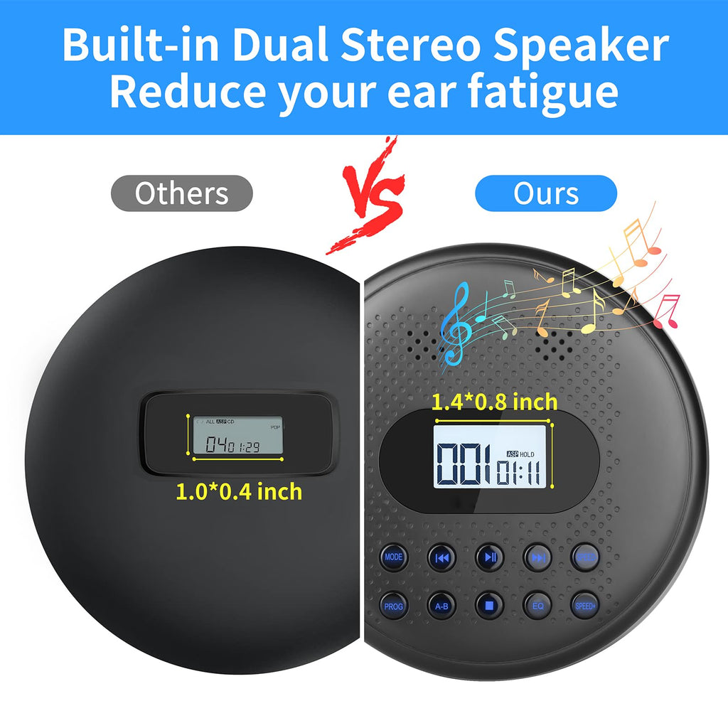 Portable CD Player with Dual Stereo Speakers G7649