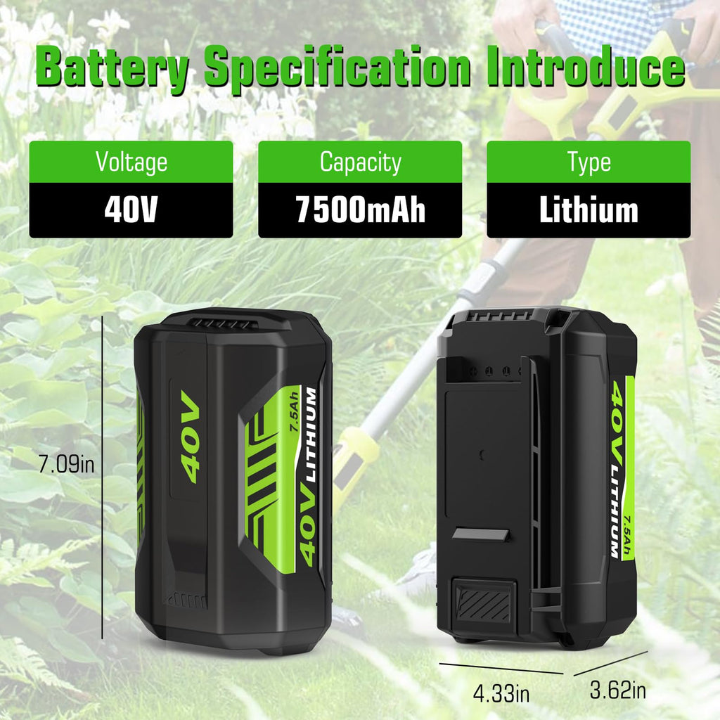 40V Battery Replacement H6334