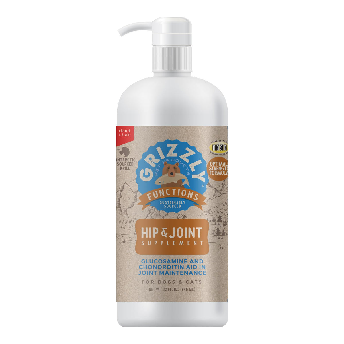 Joint Health Supplement for Dogs and Cats, 32 Ounce K466230
