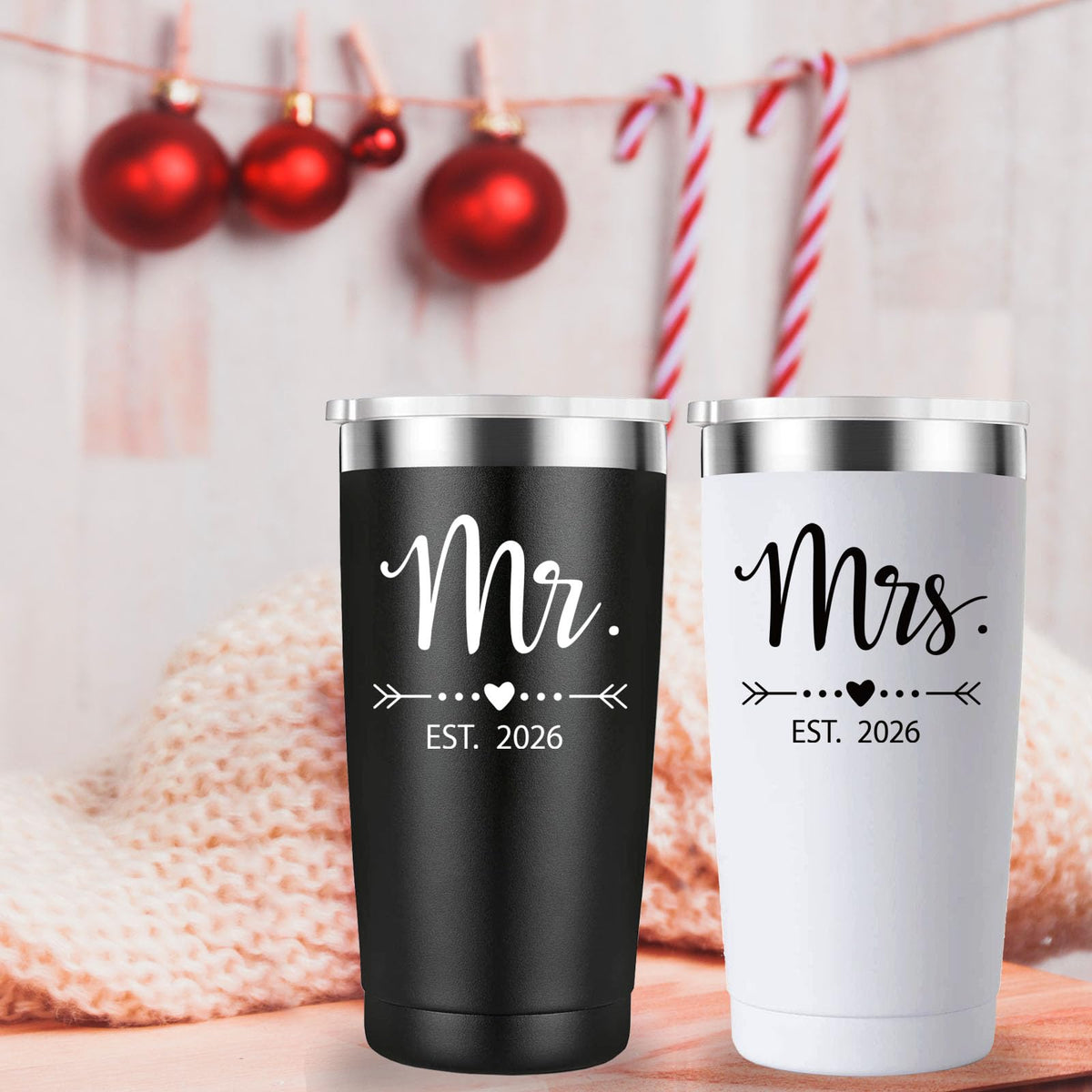 20 oz Black & White Tumbler O23919