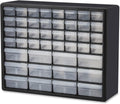 44 Drawer Black Plastic Storage Cabinet O582730