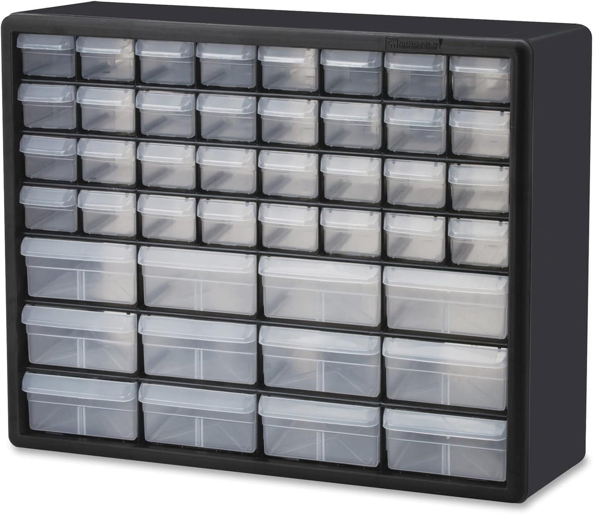 44 Drawer Black Plastic Storage Cabinet O582730