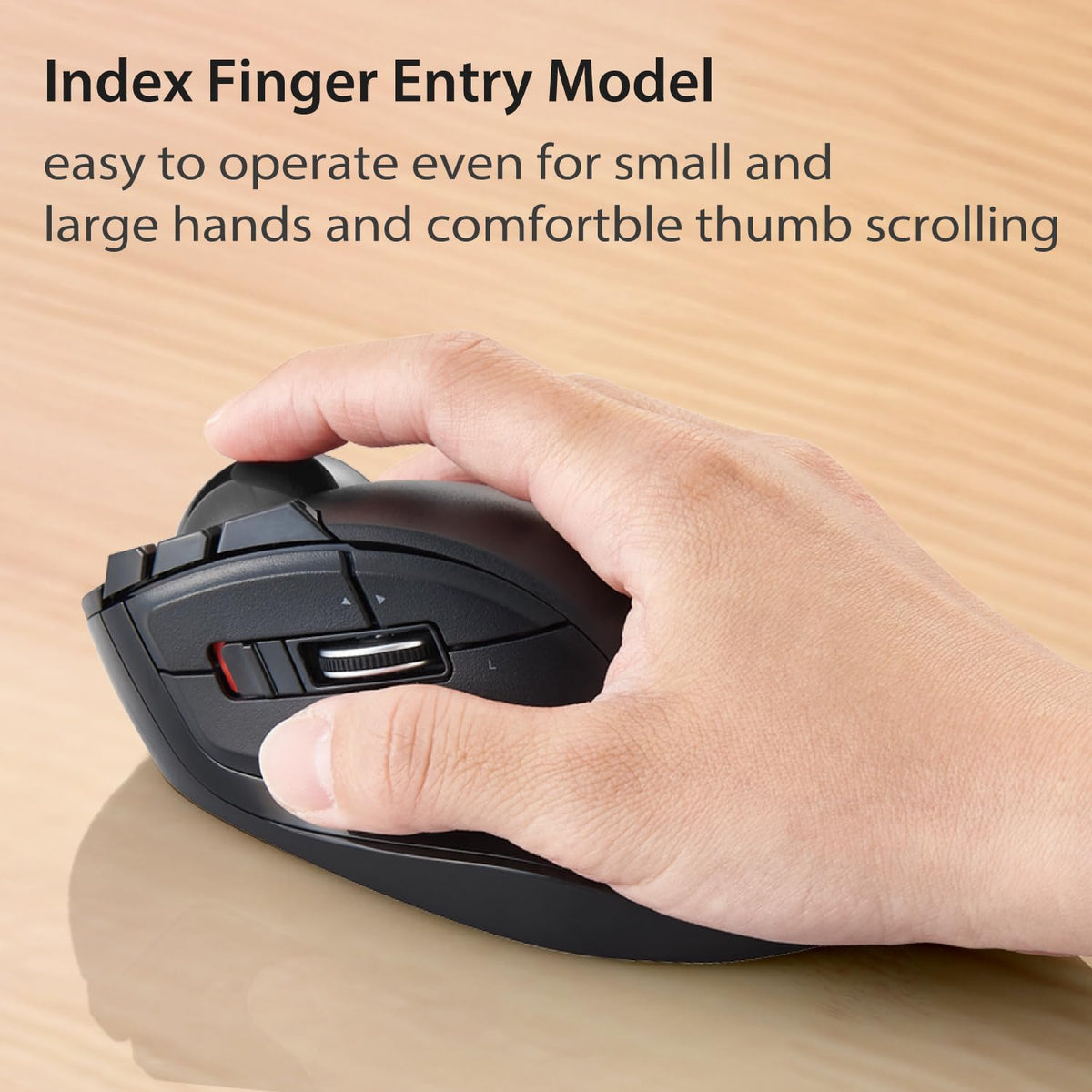 Wireless Ergonomic Trackball Mouse W189