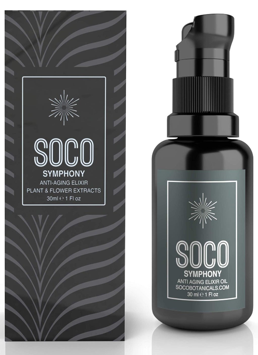 Anti Aging Organic Face Oil Serum with Sea Buckthorn, Argan, Rosehip & CoQ10 U12715