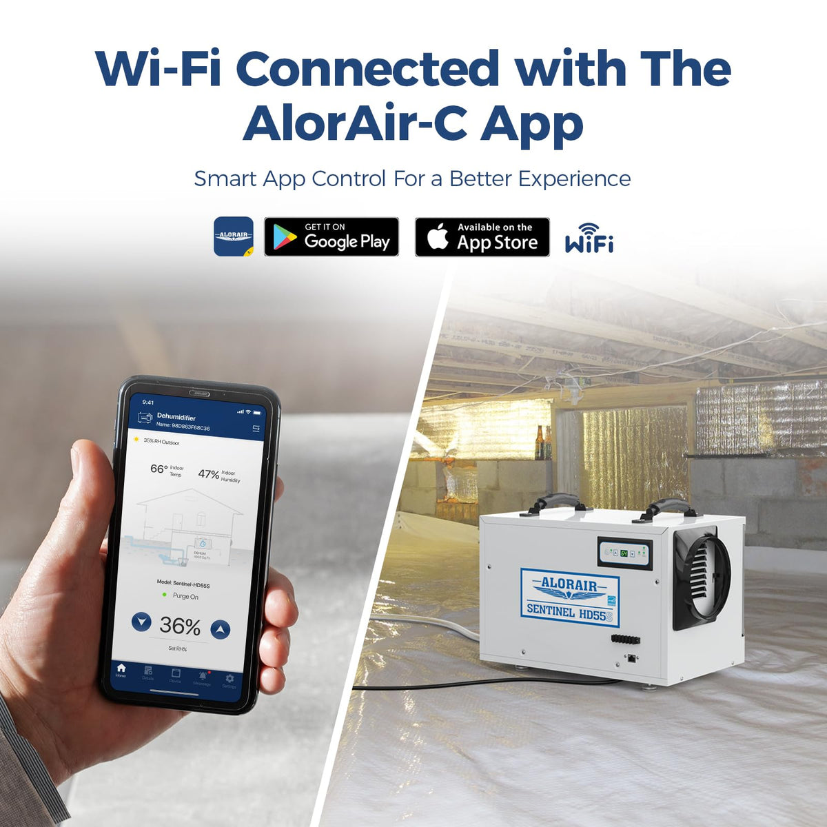 120 Pints Wi-Fi Dehumidifier P8147
