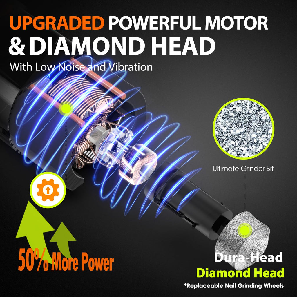 Dog Nail Grinder with 4 LED Lights, 3 Speeds M4665