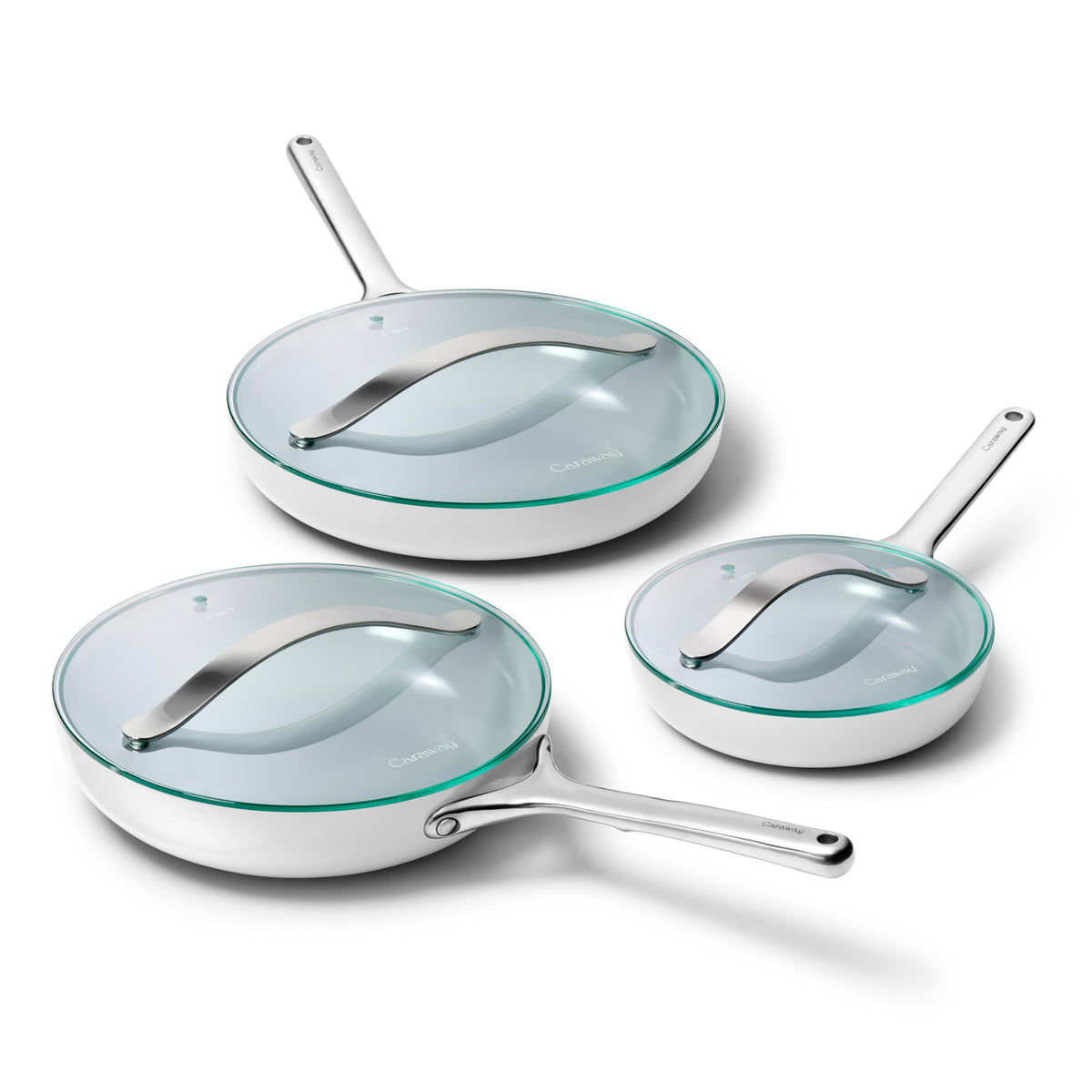 Fry Pan Set with Glass Lids H6466
